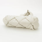 Bottega Veneta Padded Lock Tote Bag White