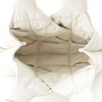 Bottega Veneta Padded Lock Tote Bag White