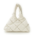Bottega Veneta Padded Lock Tote Bag White