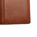 Louis Vuitton Monogram Card Case Business Holder Brown Leather