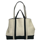 Bottega Veneta Tote Artic Cement Nappa Bicolor Corso White Black 2-Way Leather — view 3