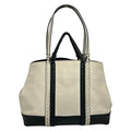 Bottega Veneta Tote Artic Cement Nappa Bicolor Corso White Black 2-Way Leather