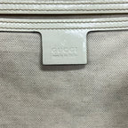 Gucci Tote GG Plus Supreme Beige Dark Brown Ivory Leather — view 8