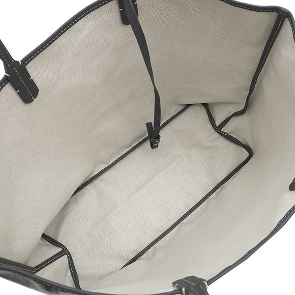 Goyard Tote Saint Louis PM Canvas in Chevroche Gray Silver Reversible Herringbon — view 5