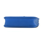 Hermes Shoulder Bag Evelyne TPM 16 Taurillon Clemence Blue Zelige Silver — view 3