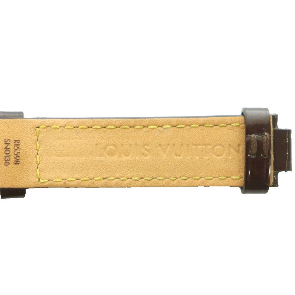 Louis Vuitton Monogram Vernis Tumble Replacement Belt Leather Brown SS — view 5