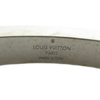 Louis Vuitton Bracelet LV Space Bangle Logo Silver Color Black — view 6