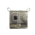 Hermes Amour Pair Necklace Symbol Plate Pendant Silver