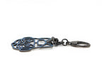 Chanel Key Holder Cat Robot Blue Gunmetal Metal