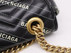 Gucci Shoulder Bag Hacker Project GG Marmont Black Leather Collaboration — view 8