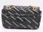 Gucci Shoulder Bag Hacker Project GG Marmont Black Leather Collaboration — view 2