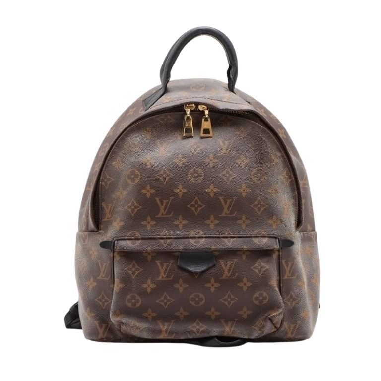 Louis Vuitton Backpack Palm Springs MM Brown Monogram Gold