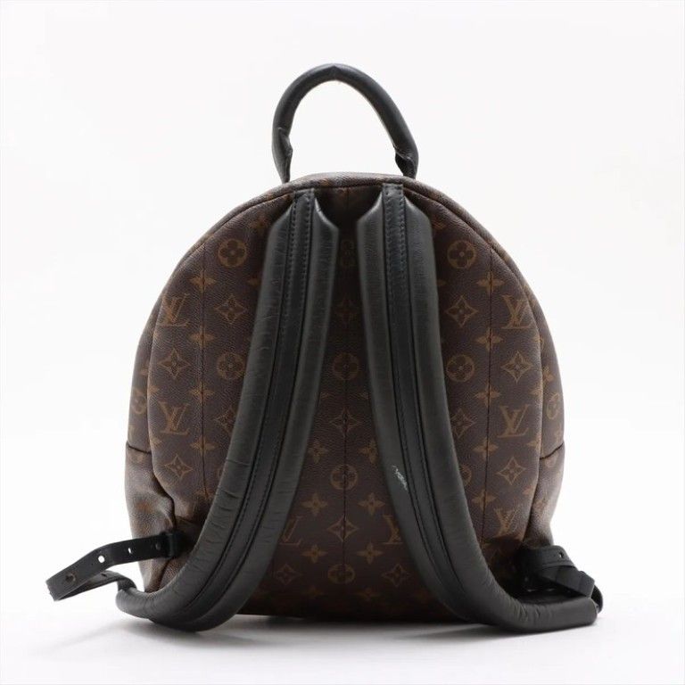 Louis Vuitton Backpack Palm Springs MM Brown Monogram Gold — view 2