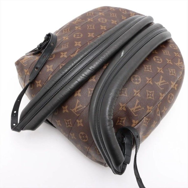 Louis Vuitton Backpack Palm Springs MM Brown Monogram Gold — view 3