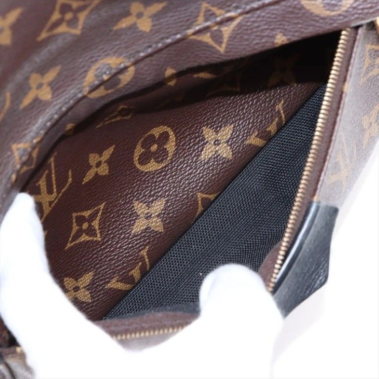 Louis Vuitton Backpack Palm Springs MM Brown Monogram Gold — view 8