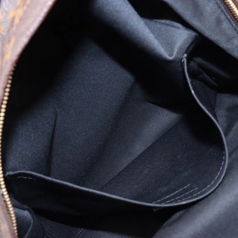 Louis Vuitton Backpack Palm Springs MM Brown Monogram Gold — view 7