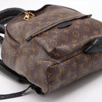 Louis Vuitton Backpack Palm Springs MM Brown Monogram Gold — view 5