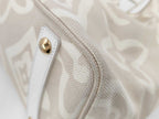 Louis Vuitton Tote Cruise Line Taisienne PM Sable Leather Canvas Gold — view 4