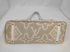 Louis Vuitton Tote Cruise Line Taisienne PM Sable Leather Canvas Gold — view 3