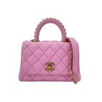 Chanel Handbag Coco Handle Quilted