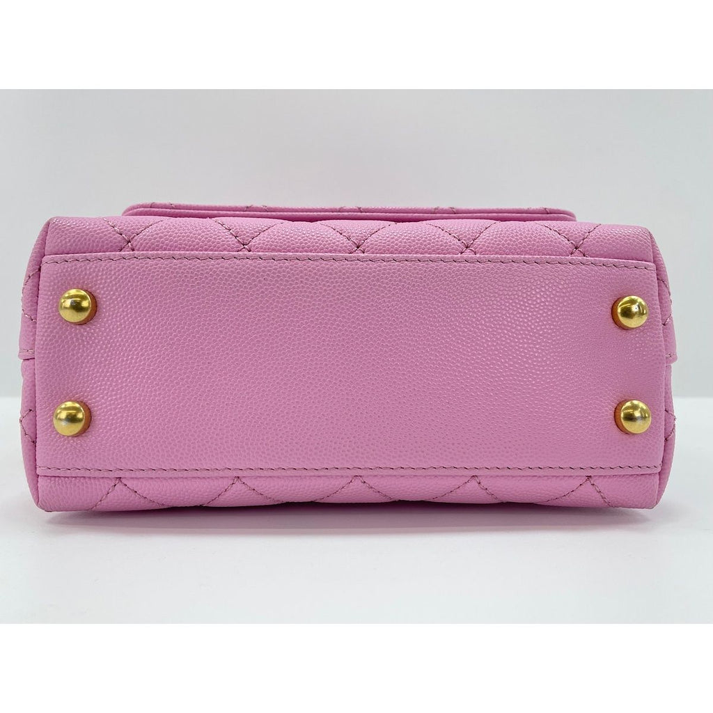 Chanel Handbag Coco Handle Quilted — view 7