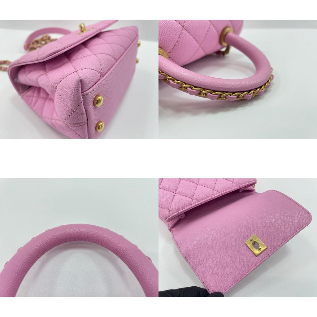 Chanel Handbag Coco Handle Quilted — view 9