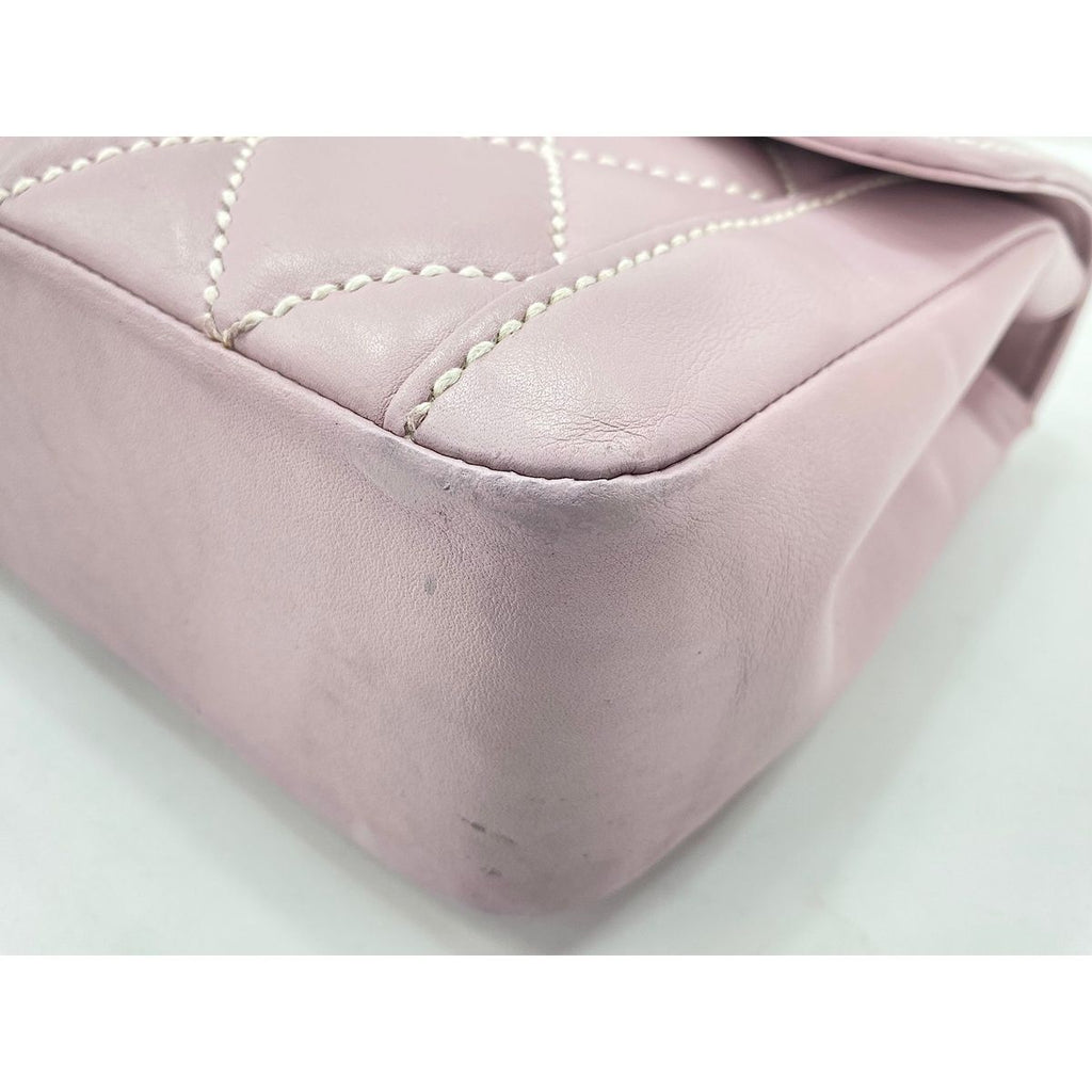 Chanel Handbag Quilted Pink — view 6