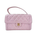 Chanel Handbag Quilted Pink