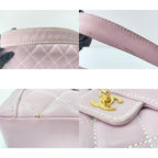 Chanel Handbag Quilted Pink — view 8