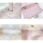 Chanel Handbag Quilted Pink — view 9