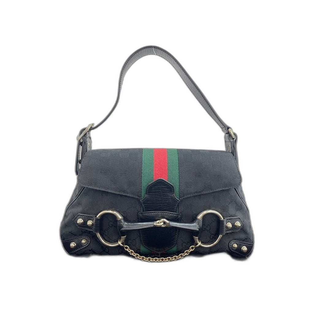 Gucci Handbag Horsebit Black