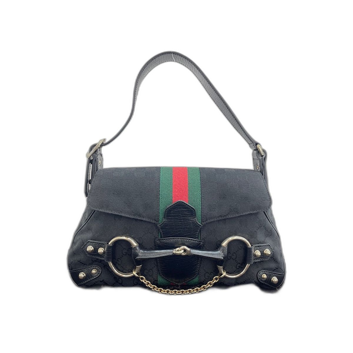 Gucci Handbag Horsebit Black