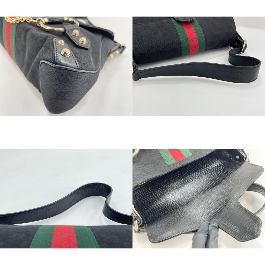 Gucci Handbag Horsebit Black — view 9
