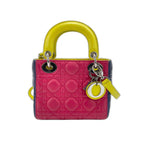 Dior Handbag Leather Multicolor