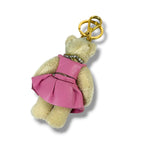 Prada Teddy Metal Ring Bear Key Sling Bag Charm Key Holder Pink Bijou — view 2