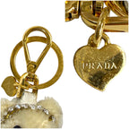 Prada Teddy Metal Ring Bear Key Sling Bag Charm Key Holder Pink Bijou — view 8