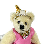 Prada Teddy Metal Ring Bear Key Sling Bag Charm Key Holder Pink Bijou — view 5