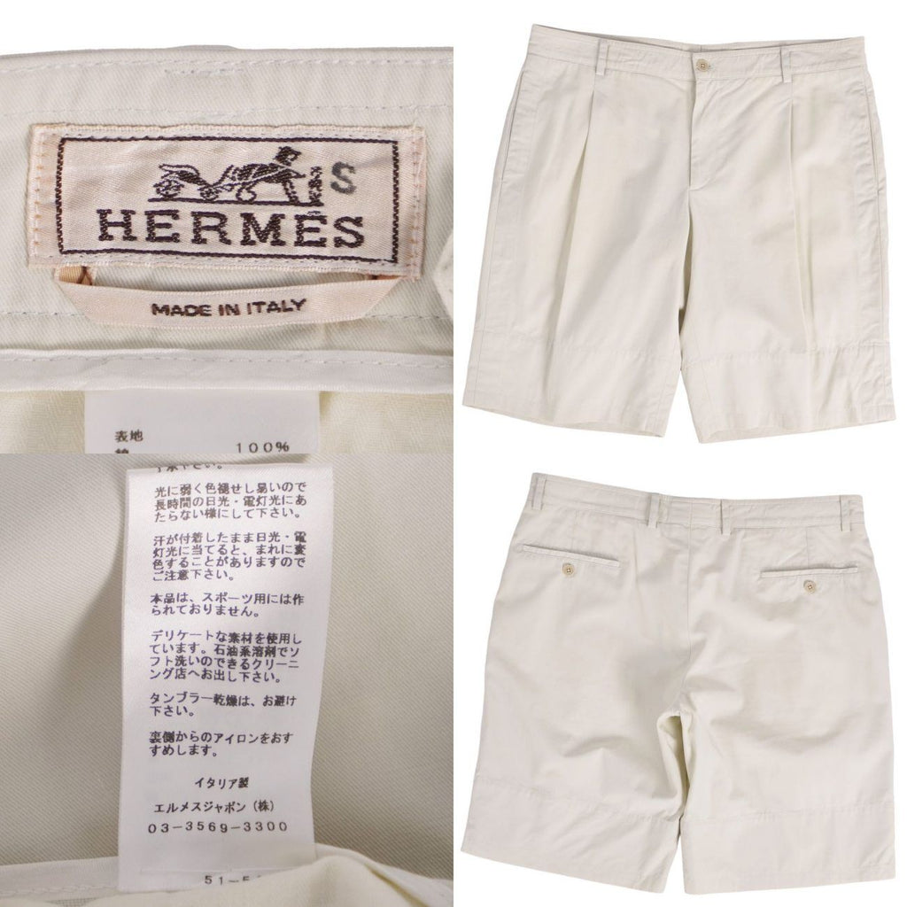 Hermes Pants Shorts Cotton — view 5