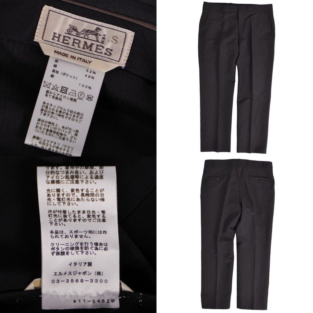 Hermes Pants Long Trousers Linen — view 6