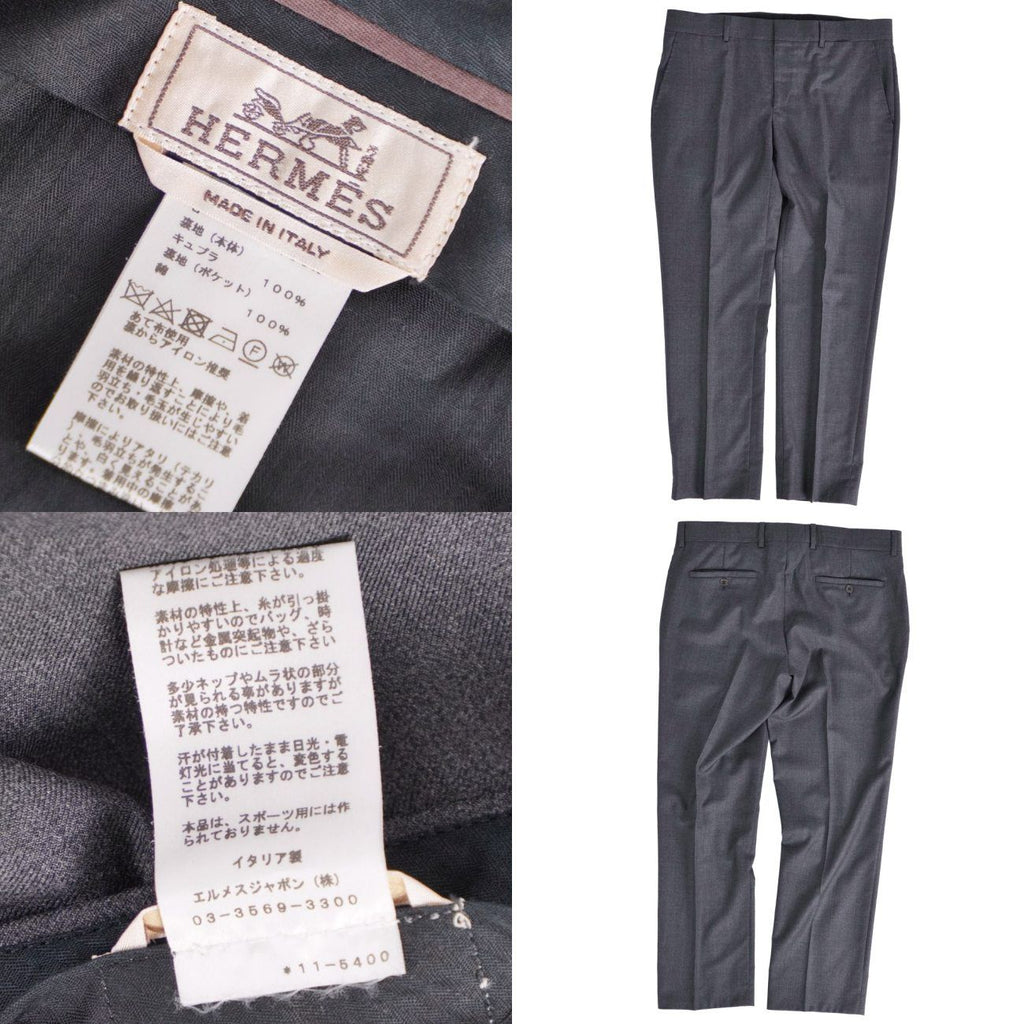 Hermes Pants Long Trousers Wool — view 6