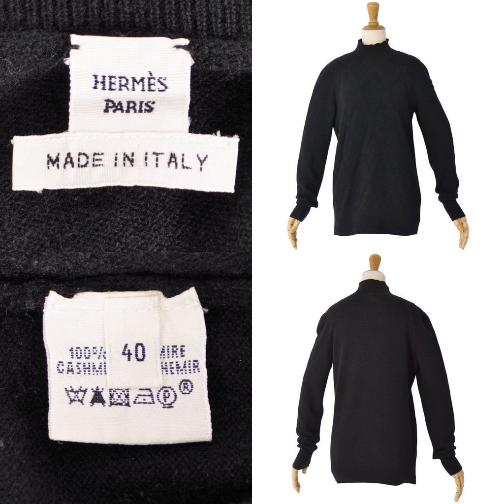 Hermes Knit High Neck Sweater Long Sleeve — view 7