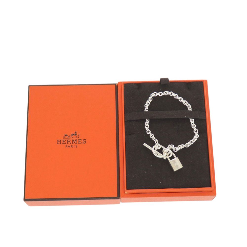 Hermes Amulette Cadena Bracelet 925 Sterling Silver — view 2