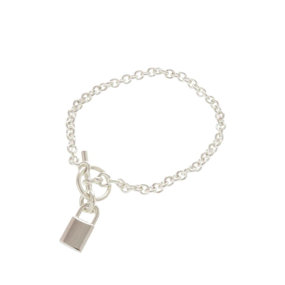 Hermes Amulette Cadena Bracelet 925 Sterling Silver — view 3