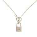 Hermes Amulette Cadena Necklace 925 Sterling Silver