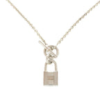 Hermes Amulette Cadena Necklace 925 Sterling Silver