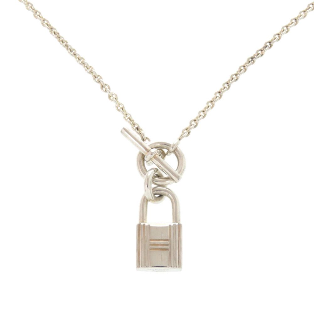 Hermes Amulette Cadena Necklace 925 Sterling Silver