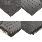 Louis Vuitton Coin Card Holder Taigarama Monogram Eclipse Taiga IC Black Case — view 3