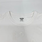 Hermes White Print Cotton Dress 38 — view 7