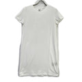 Hermes White Print Cotton Dress 38