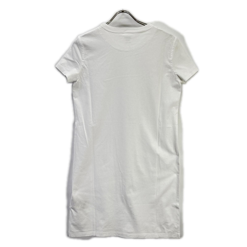 Hermes White Print Cotton Dress 38 — view 2